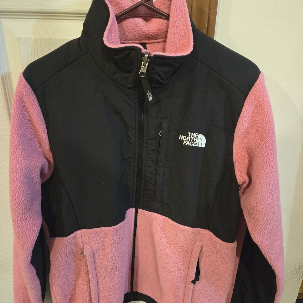 The North Face Black and Pink Fleece Jacket